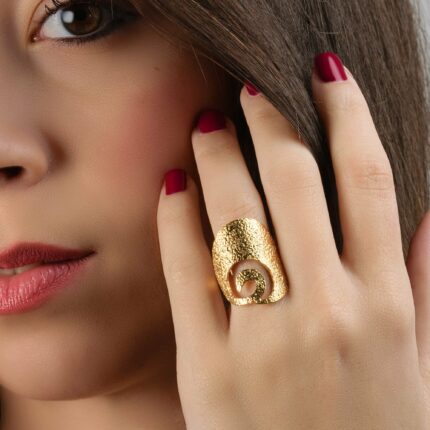 Μαίανδρος σφυρήλατο χειροποίητο δαχτυλίδι | Lalino.gr