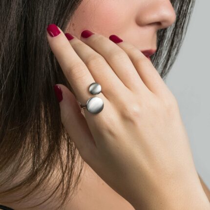 Ασημένιο δαχτυλίδι χειροποίητο | Lalino.gr