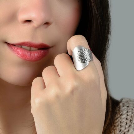 Χειροποίητο ασημένιο δαχτυλίδι | Lalino.gr