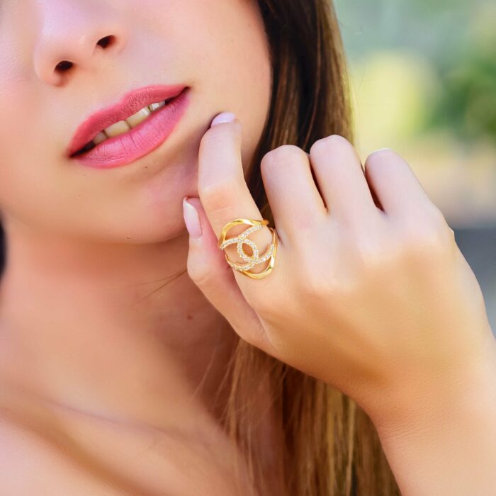 Δαχτυλίδι με πέτρες ζιργκόν χειροποίητο | Lalino.gr