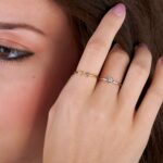 Χειροποίητο δαχτυλίδι ασημένιο με ζιργκόν | Lalino.gr