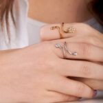 Ασημένιο δαχτυλίδι μαργαρίτα | Lalino.gr