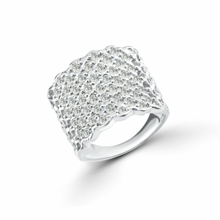 Χειροποίητο ασημένιο δαχτυλίδι με ζιργκόν | Lalino.gr