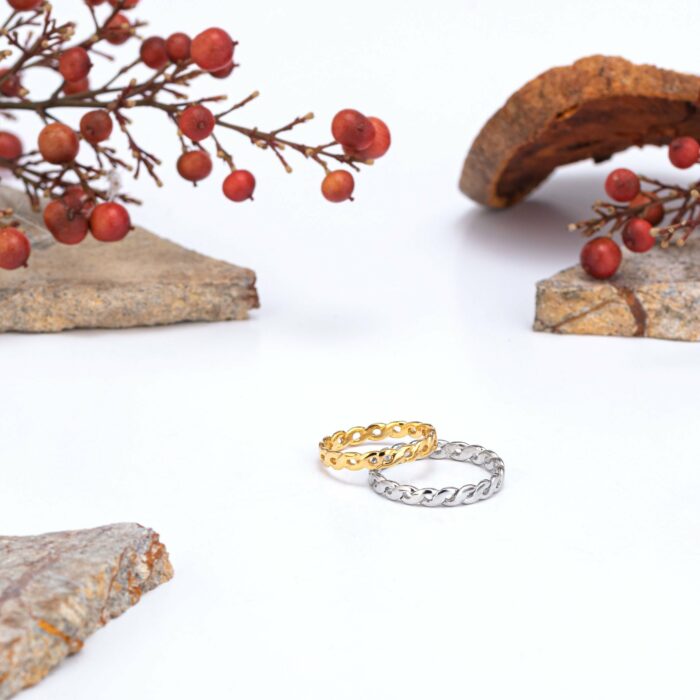 Δαχτυλίδι βεράκι πλεξούδα unisex | Lalino.gr