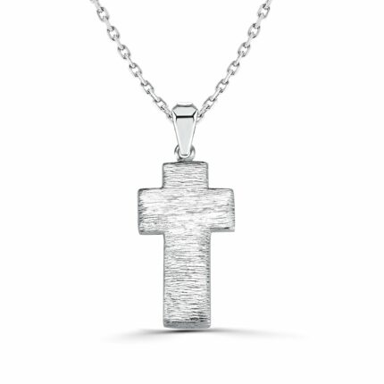 Ασημένιος σταυρός unisex μοντέρνος | Lalino.gr