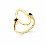 Δαχτυλίδι ασημένιο με σμάλτο | Lalino.gr