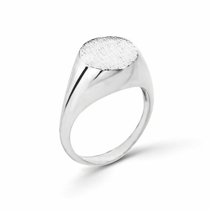 Χειροποίητο ασημένιο δαχτυλίδι σεβαλιέ | Lalino.gr