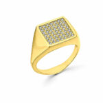 Χειροποίητο ασημένιο δαχτυλίδι με ζιργκόν | Lalino.gr