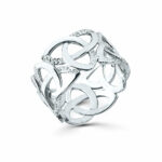 Διάτρητο δαχτυλίδι βεράκι ασημένιο | Lalino.gr