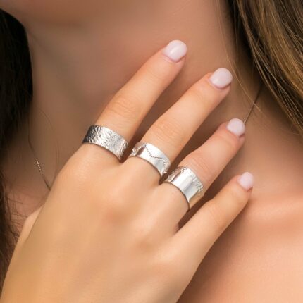 Δαχτυλίδι ασημένιο βεράκι ζαγρέ | Lalino.gr