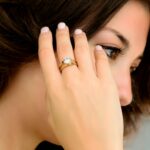 Δαχτυλίδι ιδιαίτερο μονόπετρο με ζιργκόν | Lalino.gr