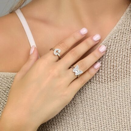 Ασημένιο δαχτυλίδι καρδούλα χειροποίητο | Lalino.gr