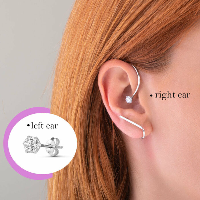 Ear cuff σκουλαρίκι μπάρα | Lalino.gr