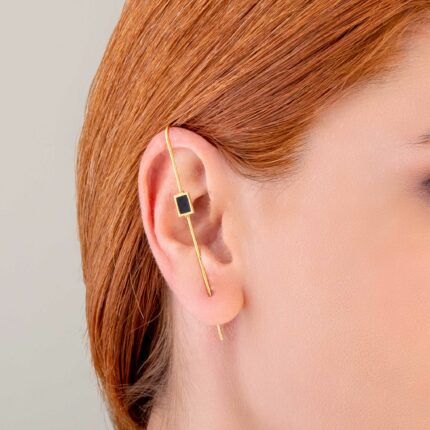 Ear Pin Cuff Σκουλαρίκι Σμάλτο | Lalino.gr