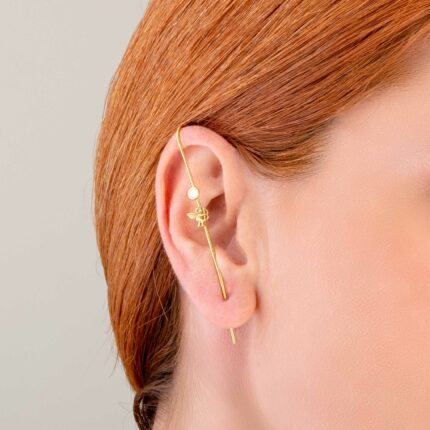 Ear Pin Cuff Σκουλαρίκι Αγγελάκι | Lalino.gr