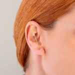 Ear pin cuff σκουλαρίκι μονόπετρο | Lalino.gr