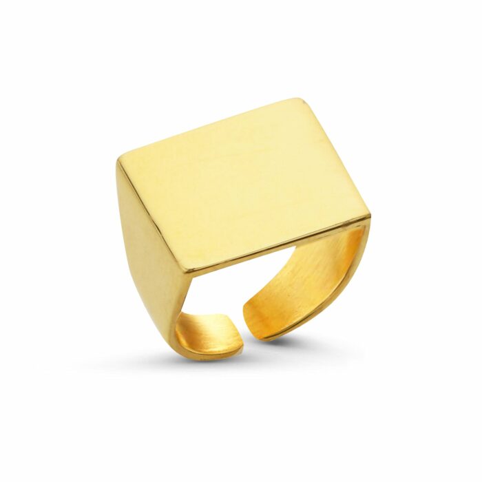 Ασημένιο δαχτυλίδι λουστρέ χειροποίητο | Lalino.gr