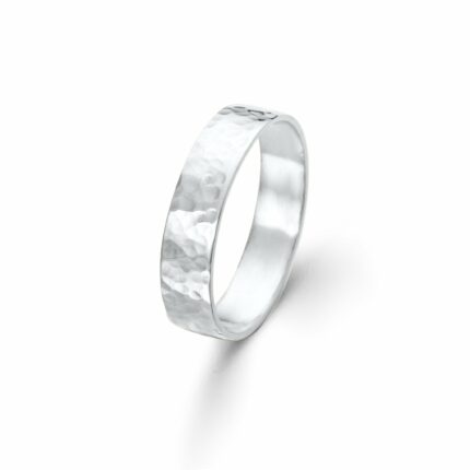 Ασημένιο δαχτυλίδι βεράκι σφυρήλατο | Lalino.gr