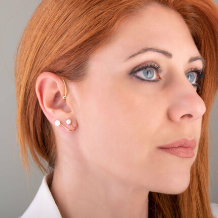 Ear Cuff Σκουλαρίκι Μαργαριτάρια | Lalino.gr
