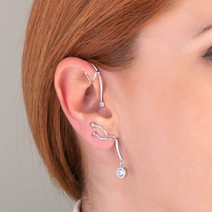 Ear cuff σκουλαρίκι κρεμαστό | Lalino.gr