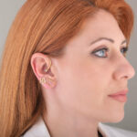 Ear cuff σκουλαρίκι μαργαρίτα | Lalino.gr