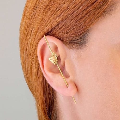 Σκουλαρίκια μοντέρνα Ear Pin Cuffs | Lalino.gr