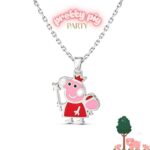 Ασημένιο Παιδικό Κολιέ 925 Pretty Pig - Image 3