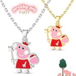 Ασημένιο Παιδικό Κολιέ 925 Pretty Pig | Lalino.gr